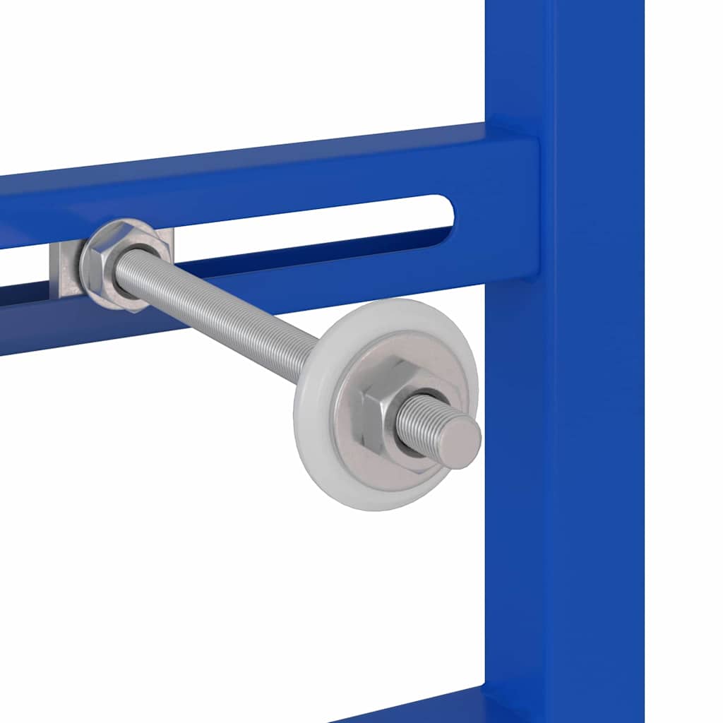 Bathroom wall rack Blue 50 x 17.5 x 136 cm Steel