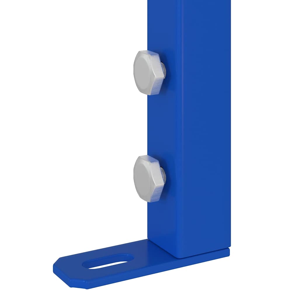 Bathroom wall rack Blue 50 x 17.5 x 136 cm Steel