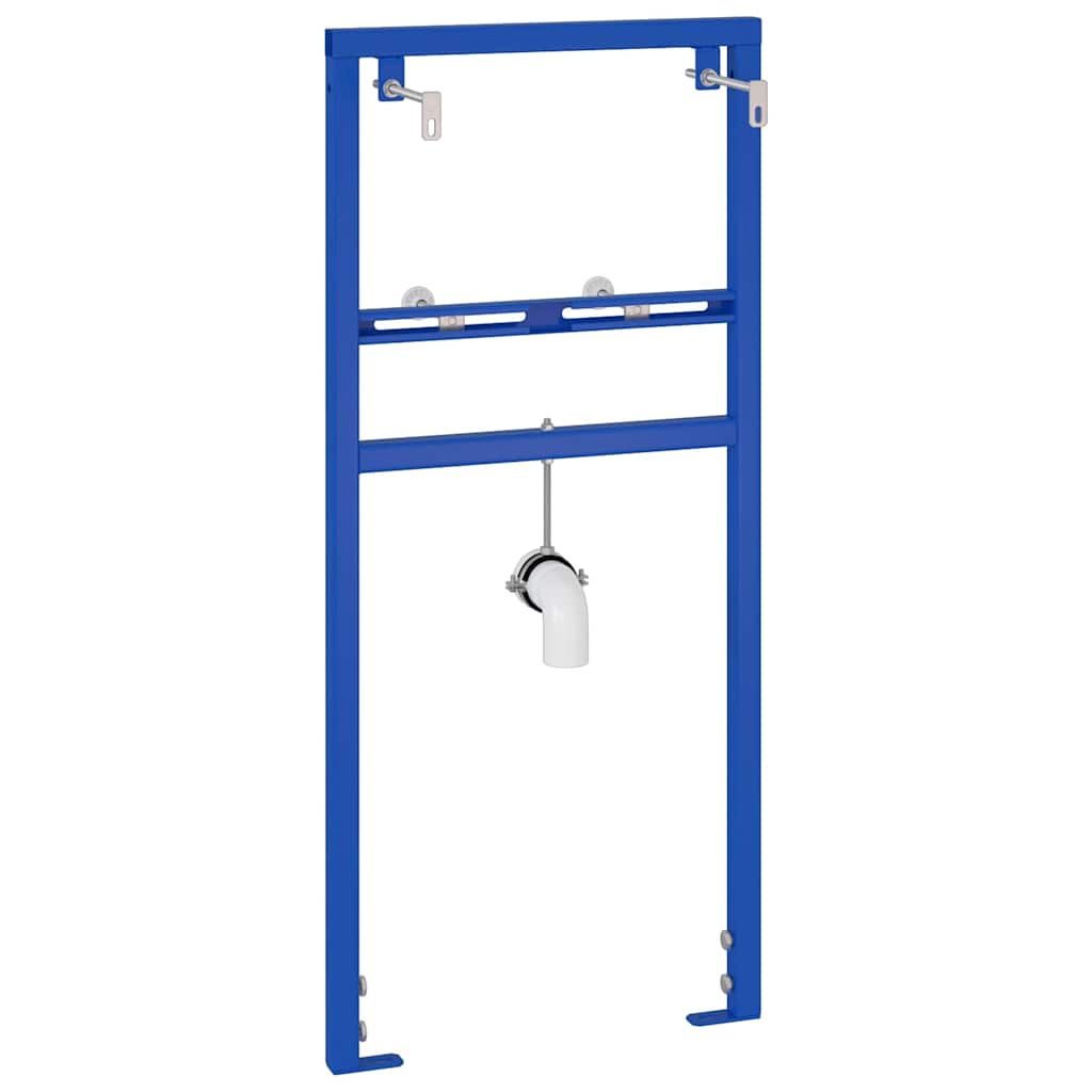 Bathroom wall rack Blue 50 x 17.5 x 136 cm Steel