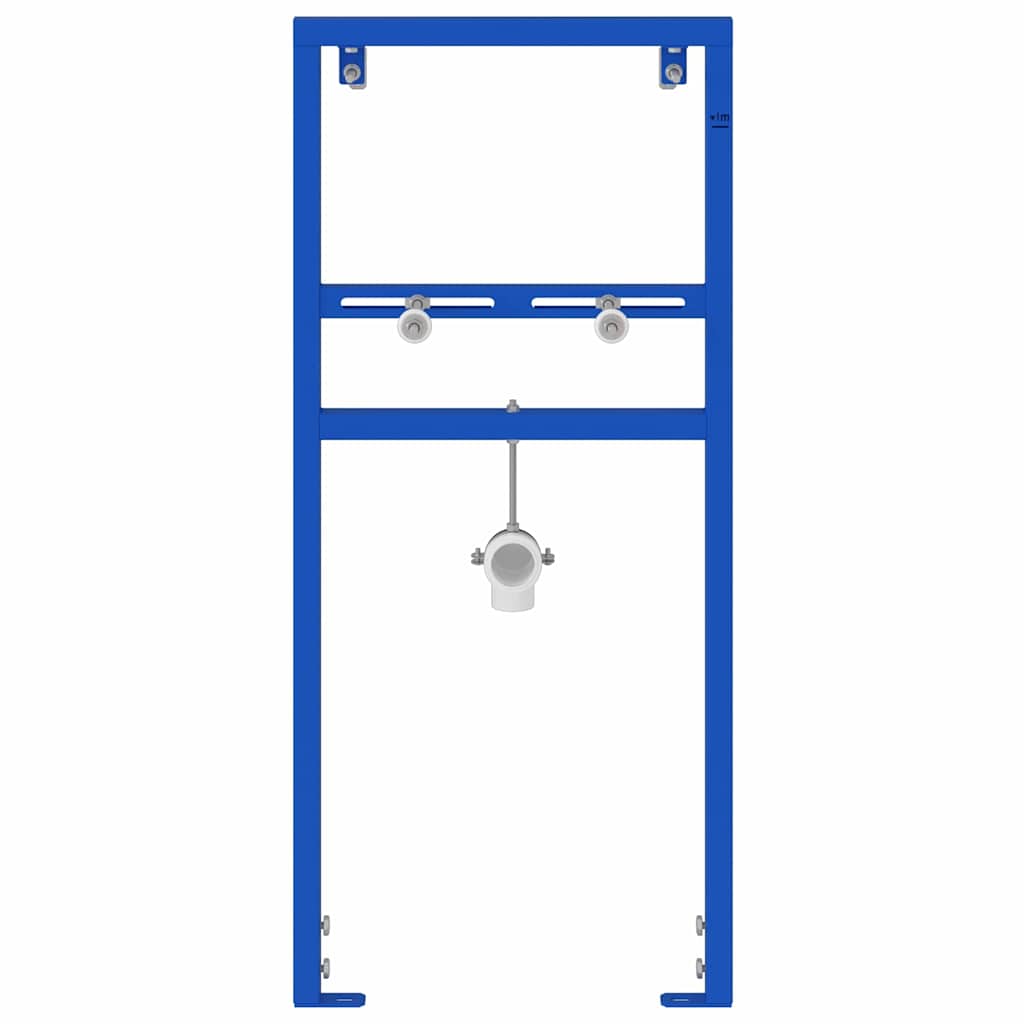 Bathroom wall rack Blue 50 x 17.5 x 136 cm Steel