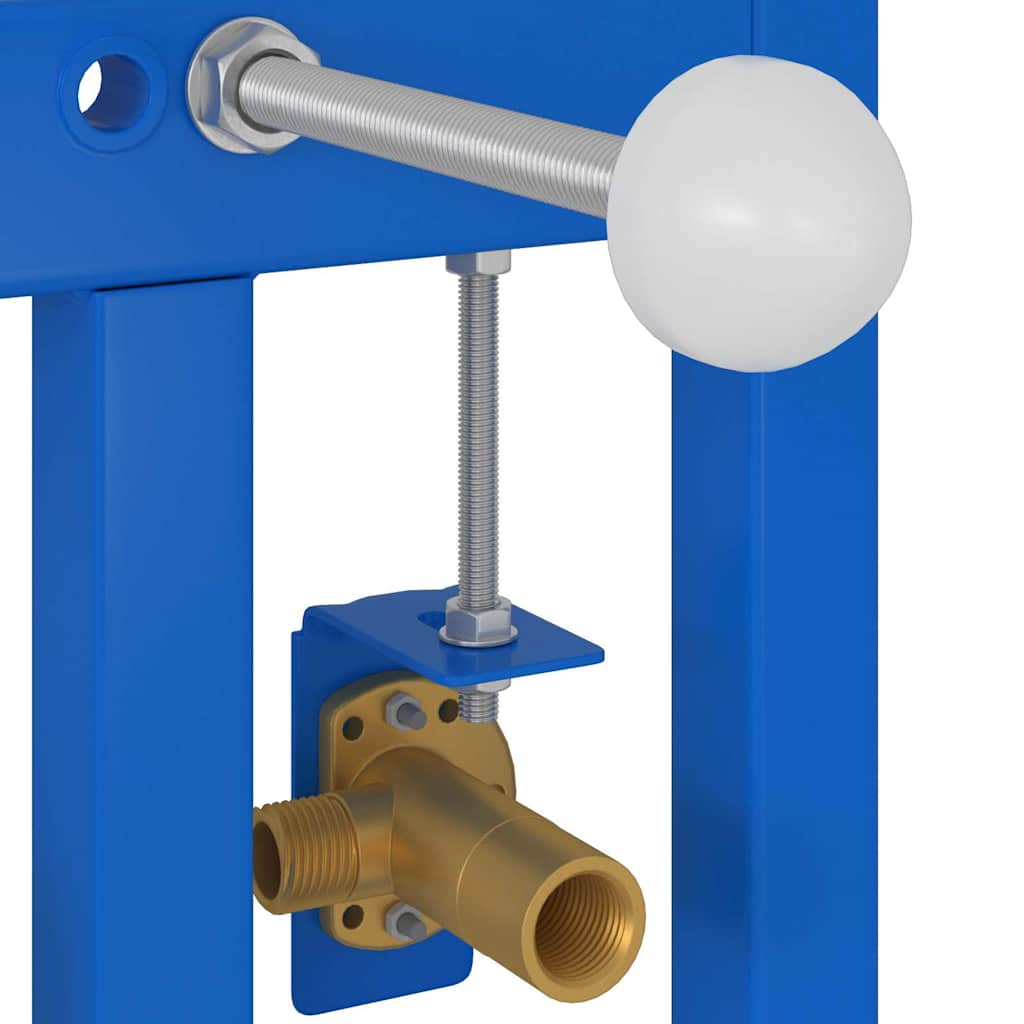 Bathroom wall rack Blue 50 x 17.5 x 136 cm Steel