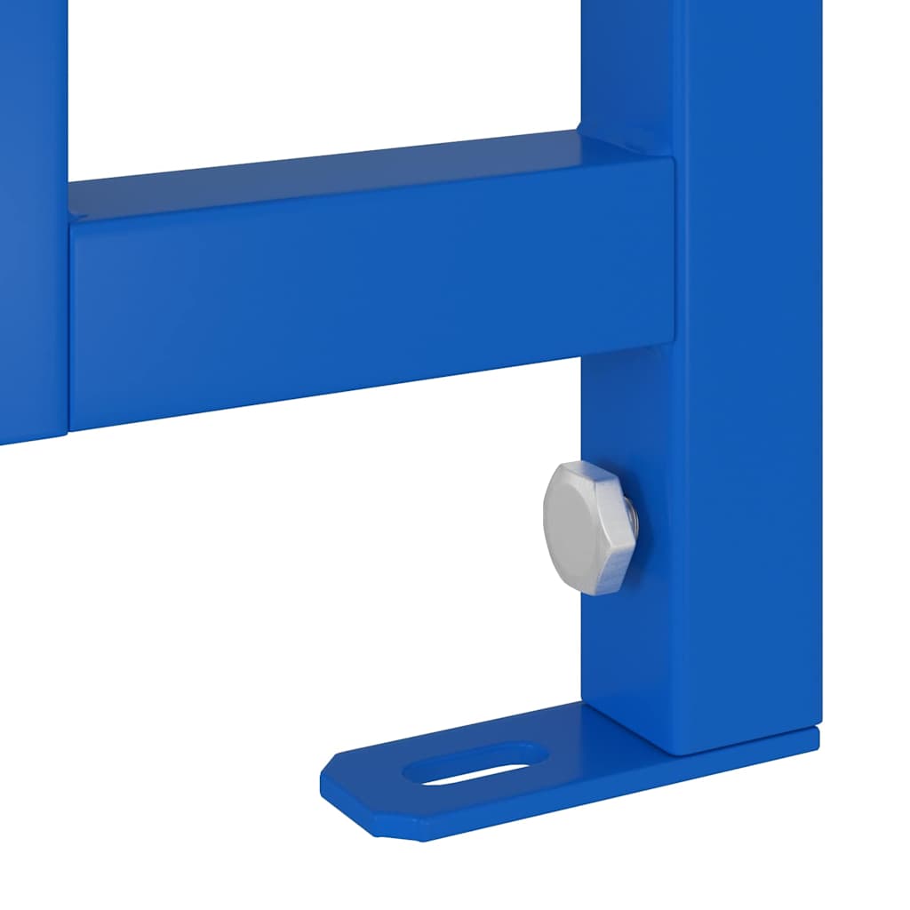 Bathroom wall rack Blue 50 x 17.5 x 136 cm Steel