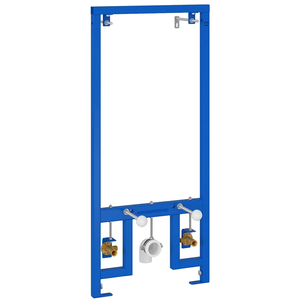 Bathroom wall rack Blue 50 x 17.5 x 136 cm Steel