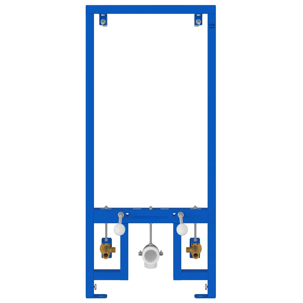 Bathroom wall rack Blue 50 x 17.5 x 136 cm Steel