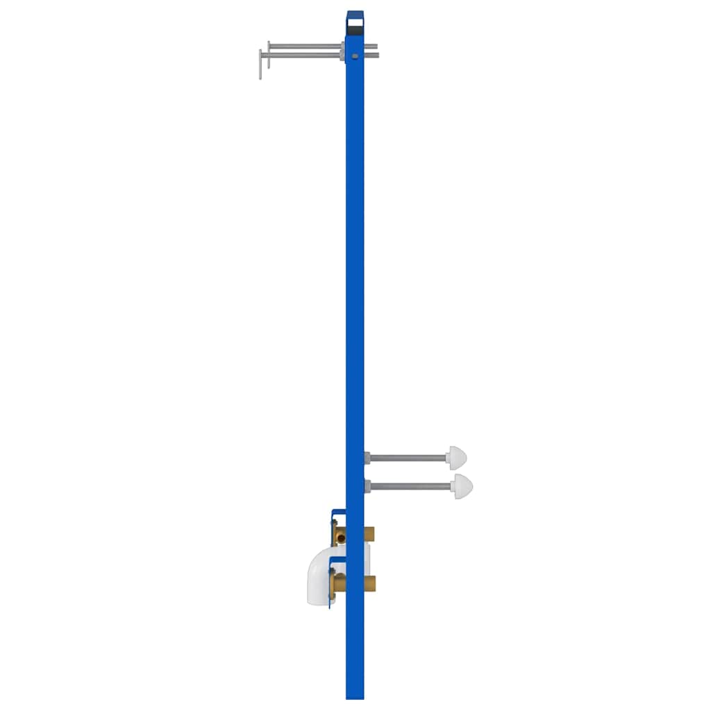 Bathroom wall rack Blue 50 x 17.5 x 136 cm Steel