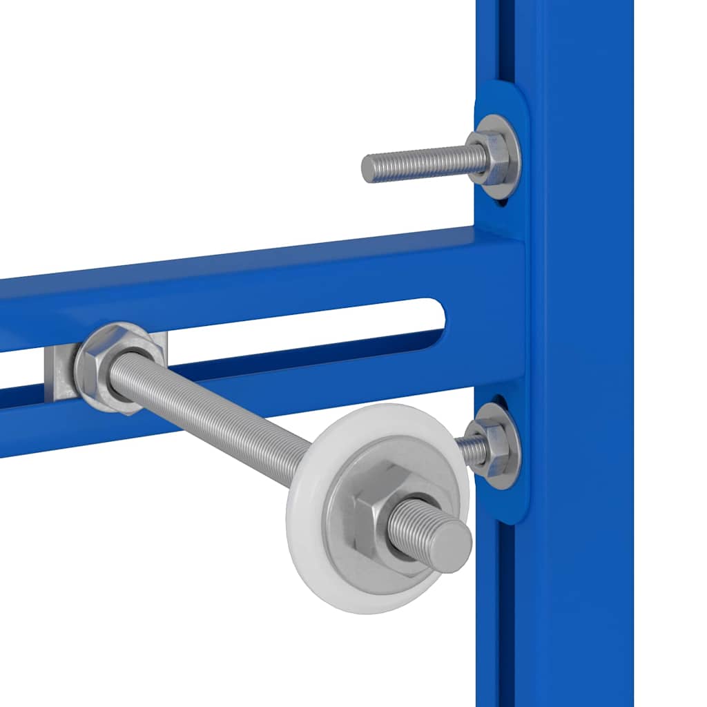 Bathroom wall rack Blue 50 x 17.5 x 136 cm Steel