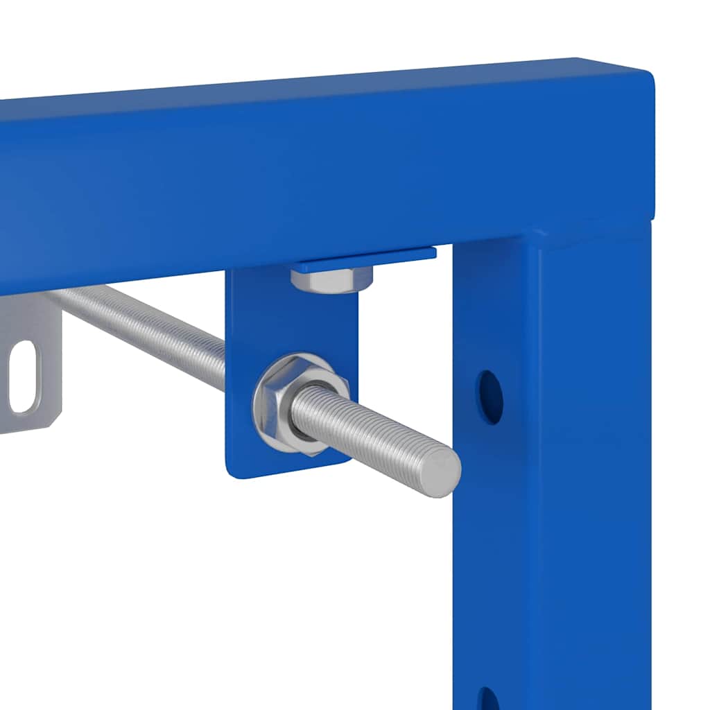 Bathroom wall rack Blue 50 x 17.5 x 136 cm Steel