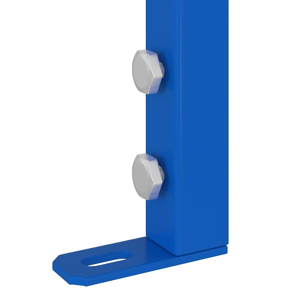Bathroom wall rack Blue 50 x 17.5 x 136 cm Steel
