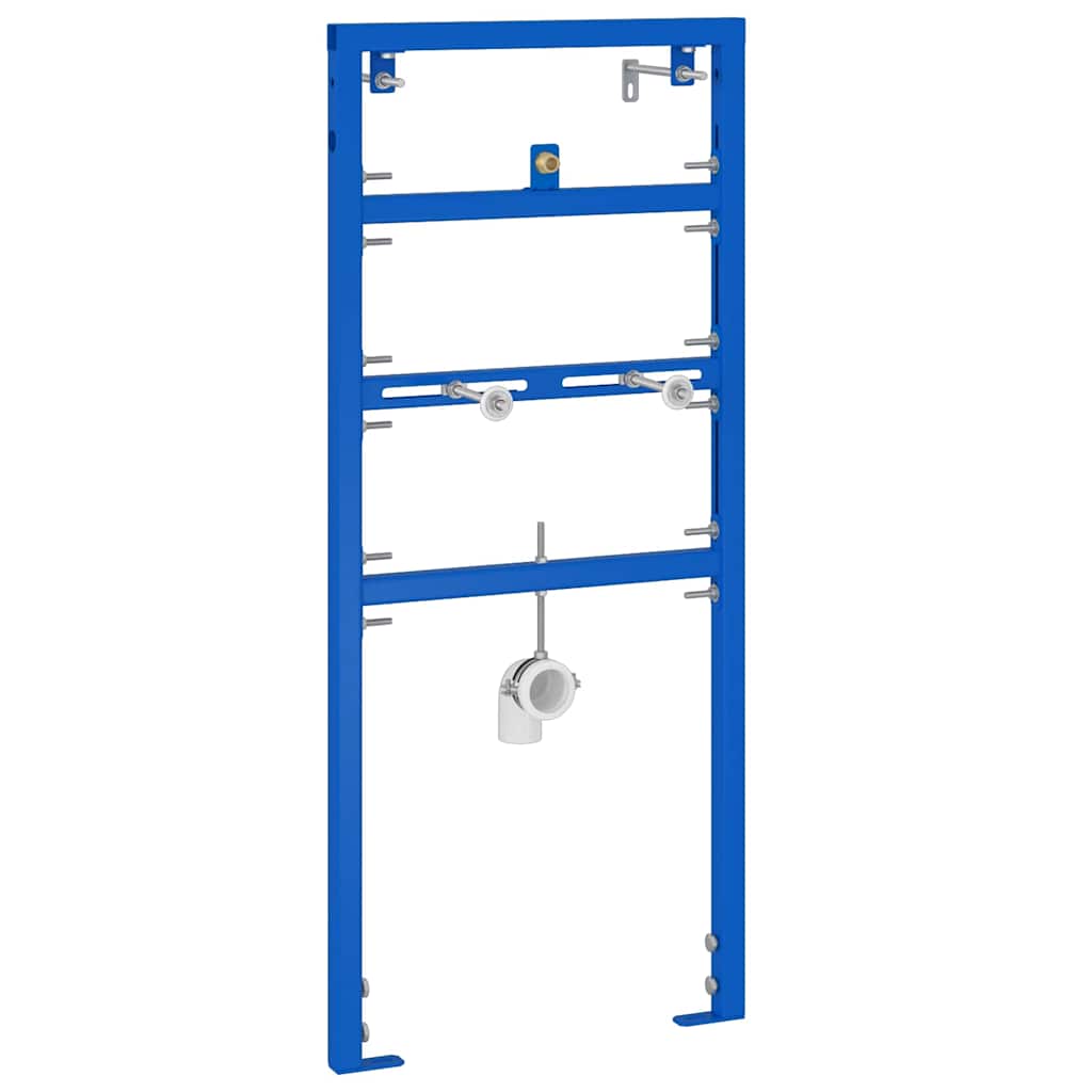 Bathroom wall rack Blue 50 x 17.5 x 136 cm Steel