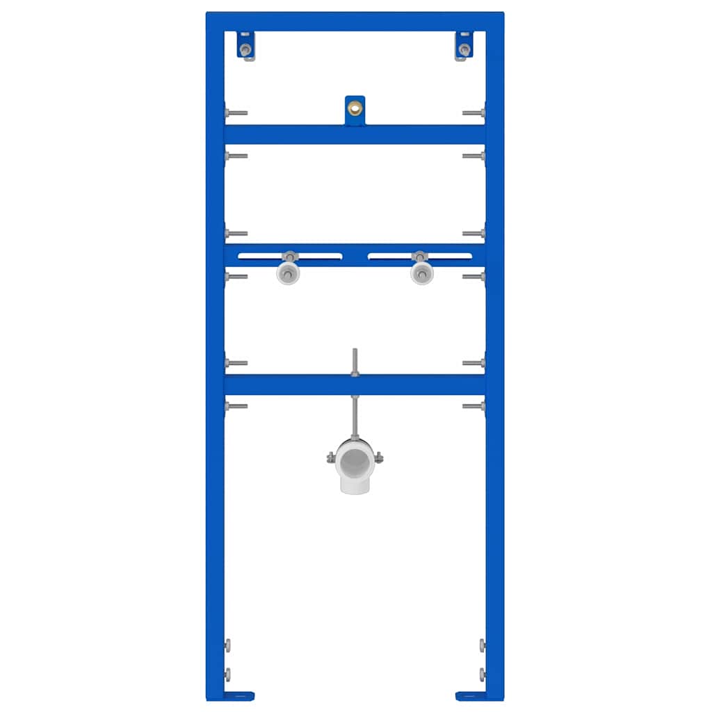 Bathroom wall rack Blue 50 x 17.5 x 136 cm Steel