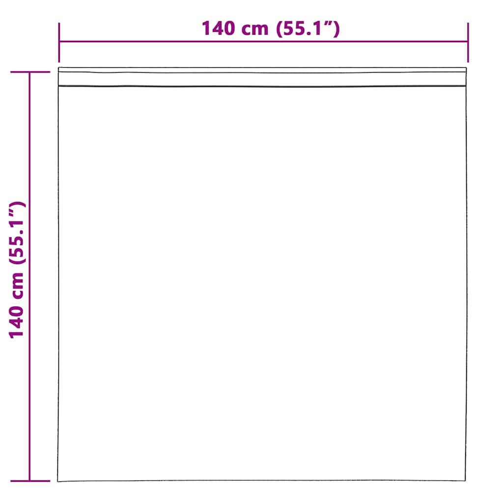 Aptumšojošie aizkari 2 gab. Melni 140 x 140 cm Samts
