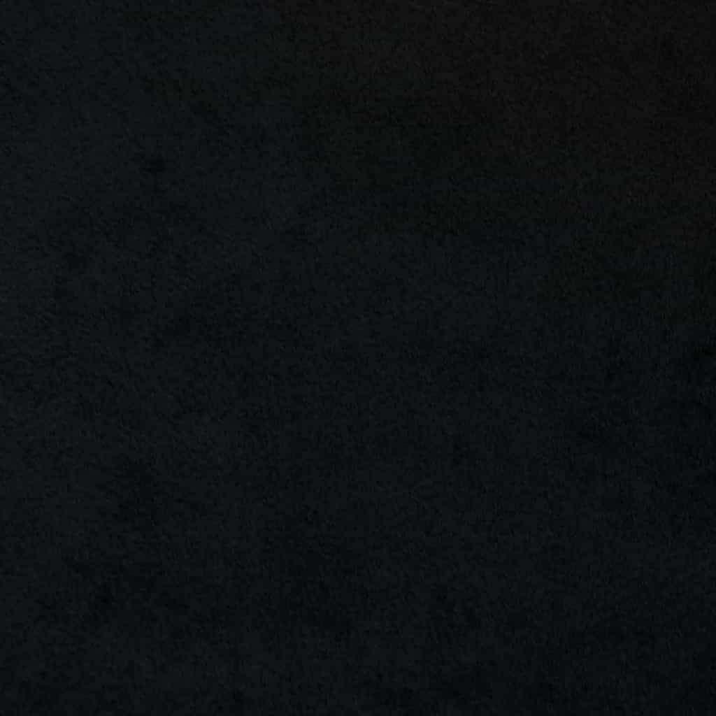 Juodosios Užuolaidos su Virve 2 vnt Juodas Aksomas