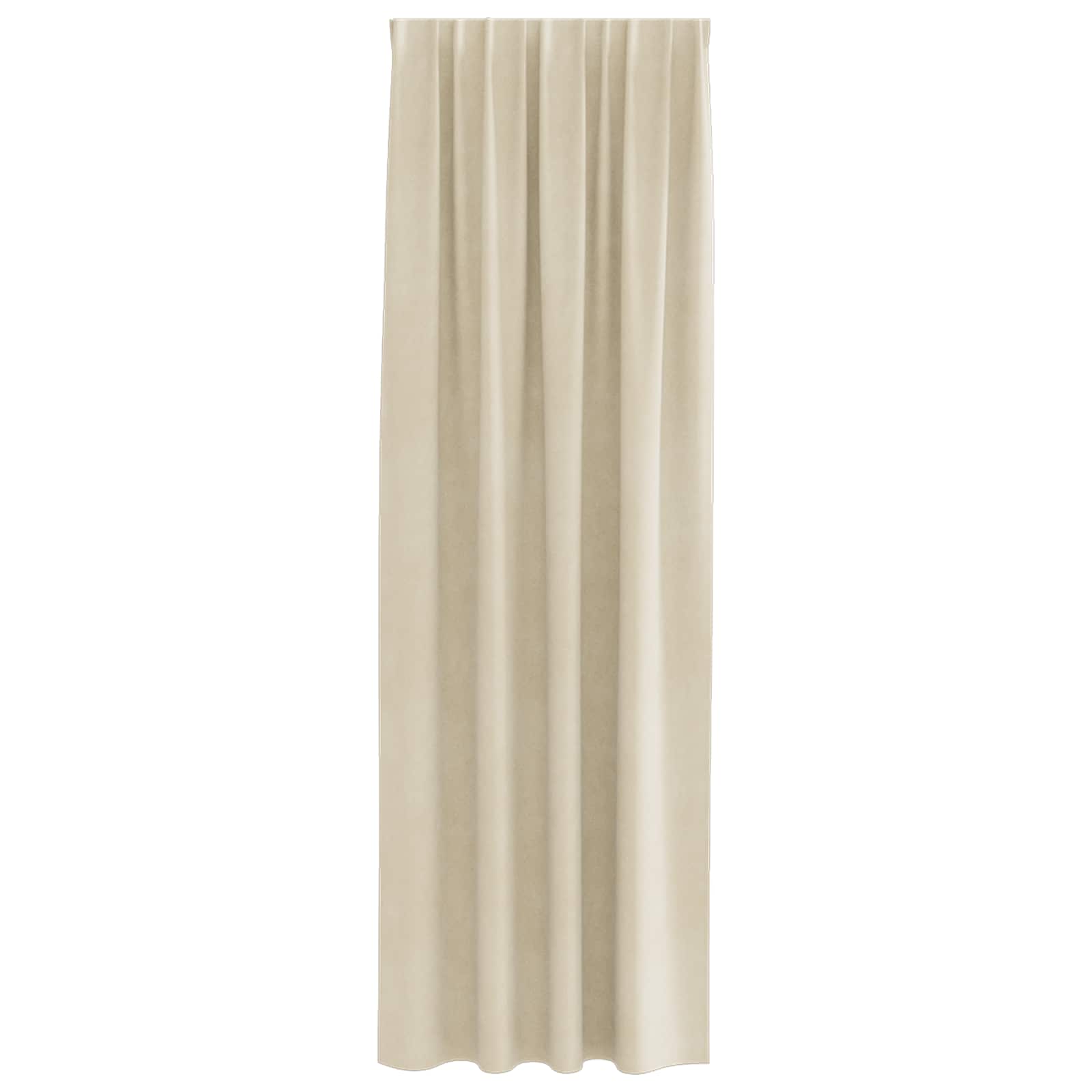 Užtemdymo užuolaidos 2 pcs Kreminė 140 x 260 cm Aksomas
