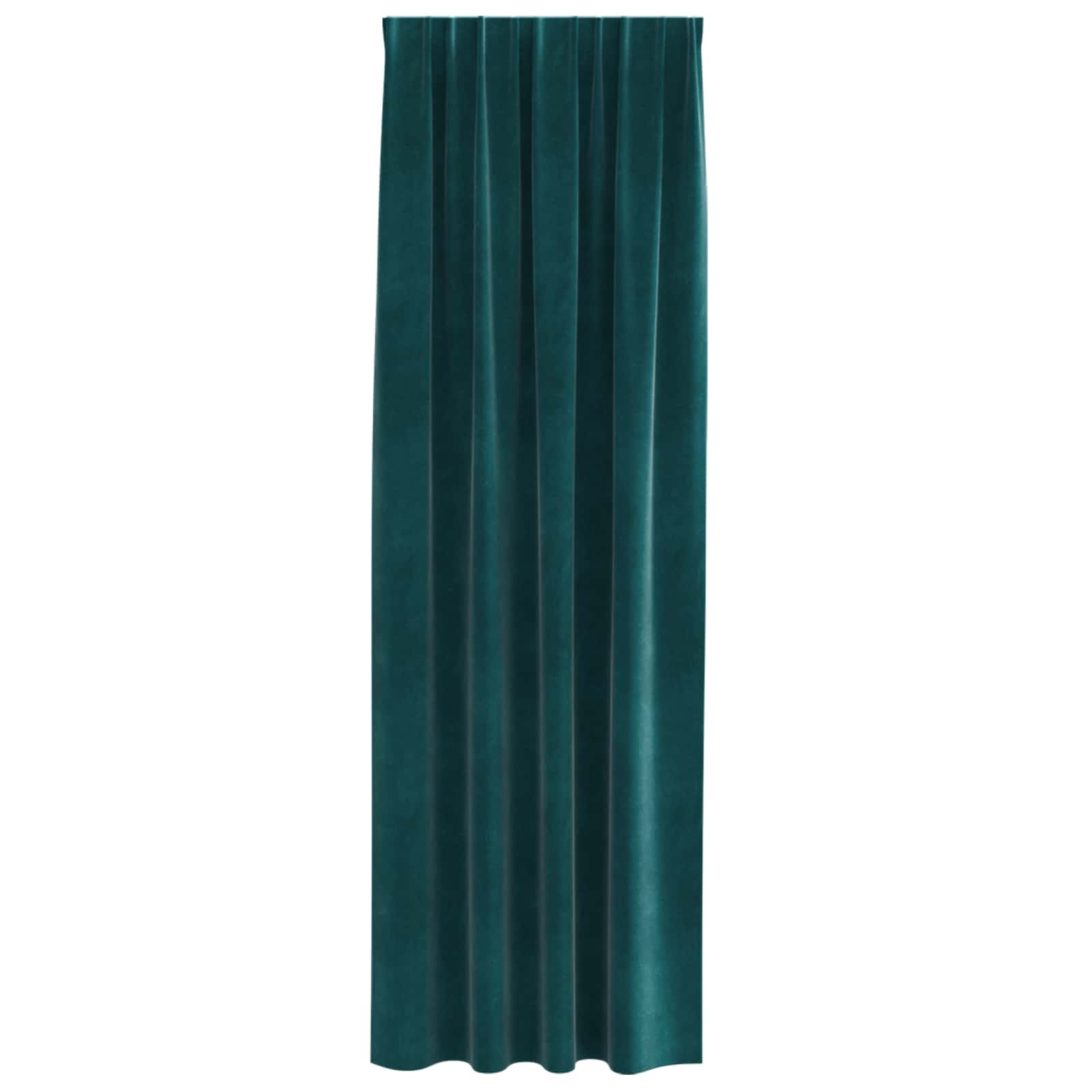 Užtemdymo užuolaidos 2 pcs Tamsiai žalia 140 x 260 cm Aksomas