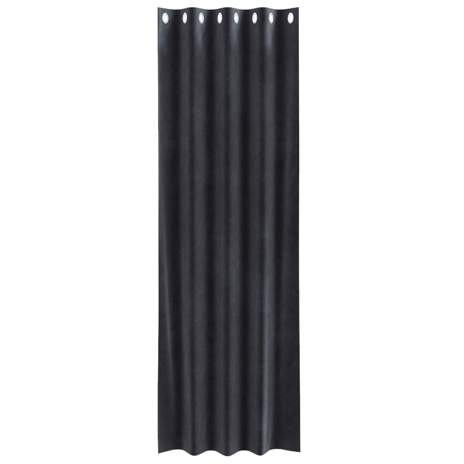 Užtemdymo užuolaidos 2 pcs Tamsiai pilka 140 x 245 cm Aksomas
