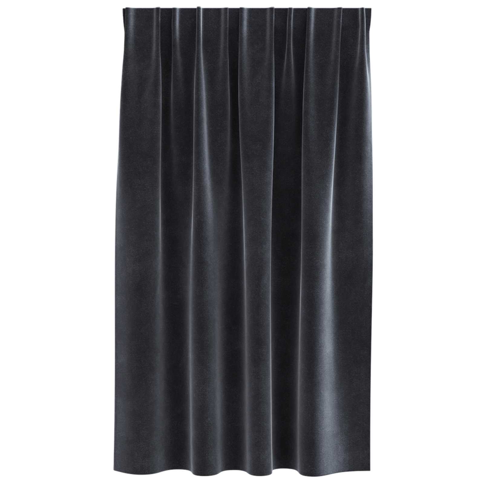 Užtemdymo užuolaidos 2 pcs Tamsiai pilka 140 x 140 cm Aksomas