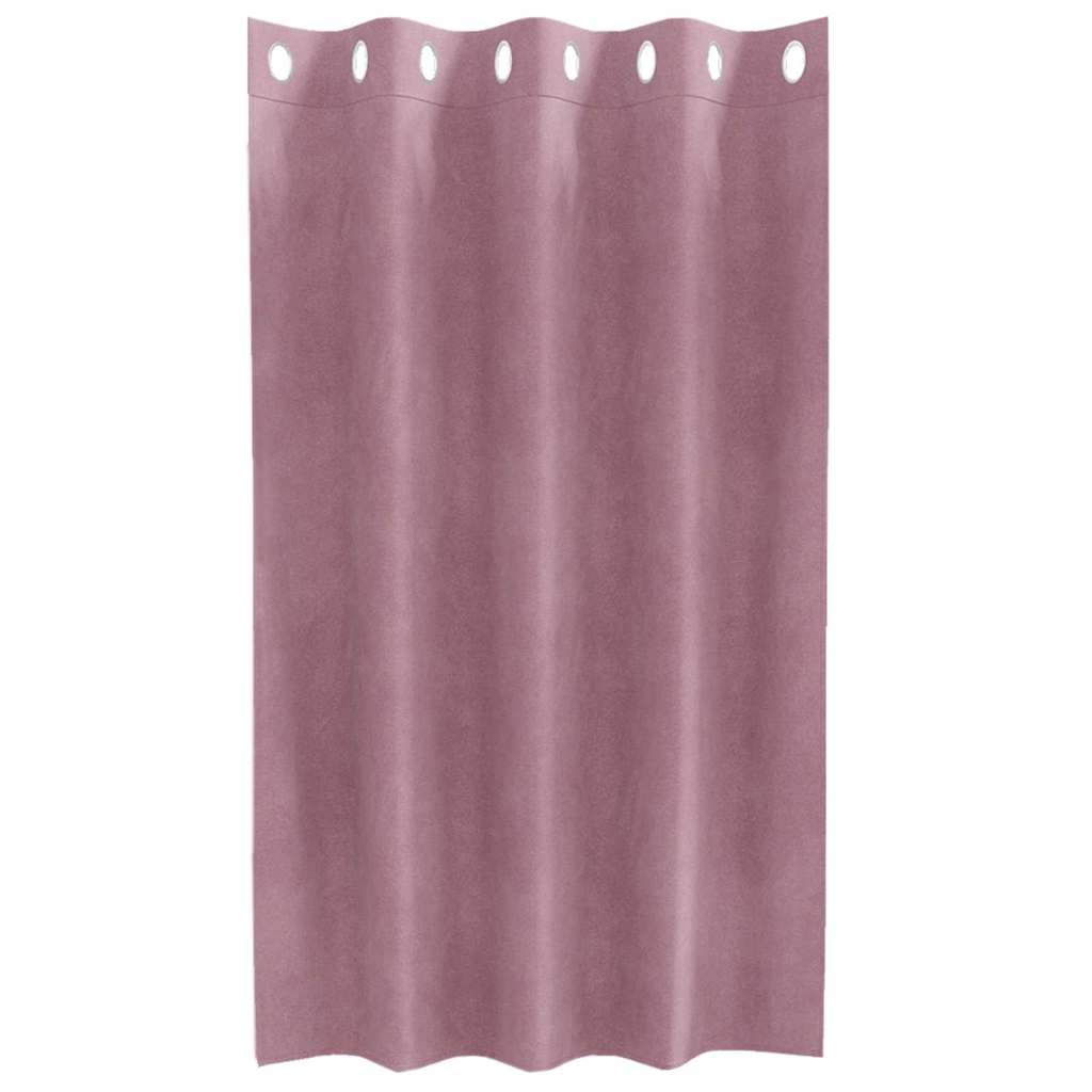Užtemdymo užuolaidos 2 pcs Tamsiai rožinė 140 x 140 cm Aksomas