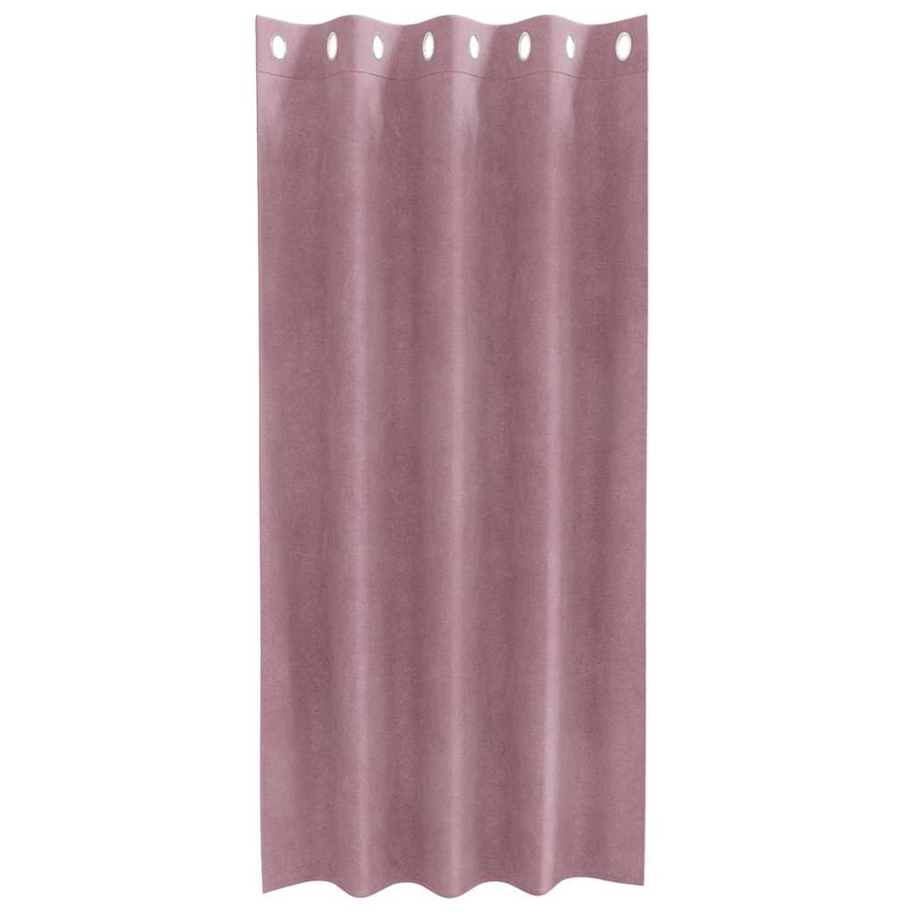 Blackout Curtains 2 pcs Dark Pink 140 x 175 cm Velvet