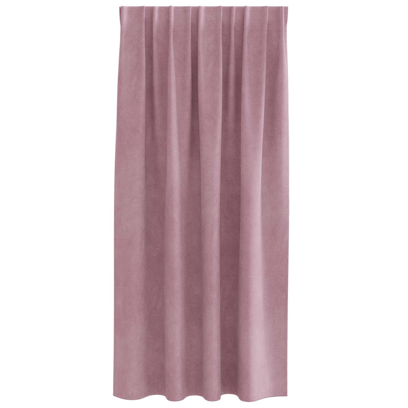 Užtemdymo užuolaidos 2 pcs Tamsiai rožinė 140 x 175 cm Aksomas