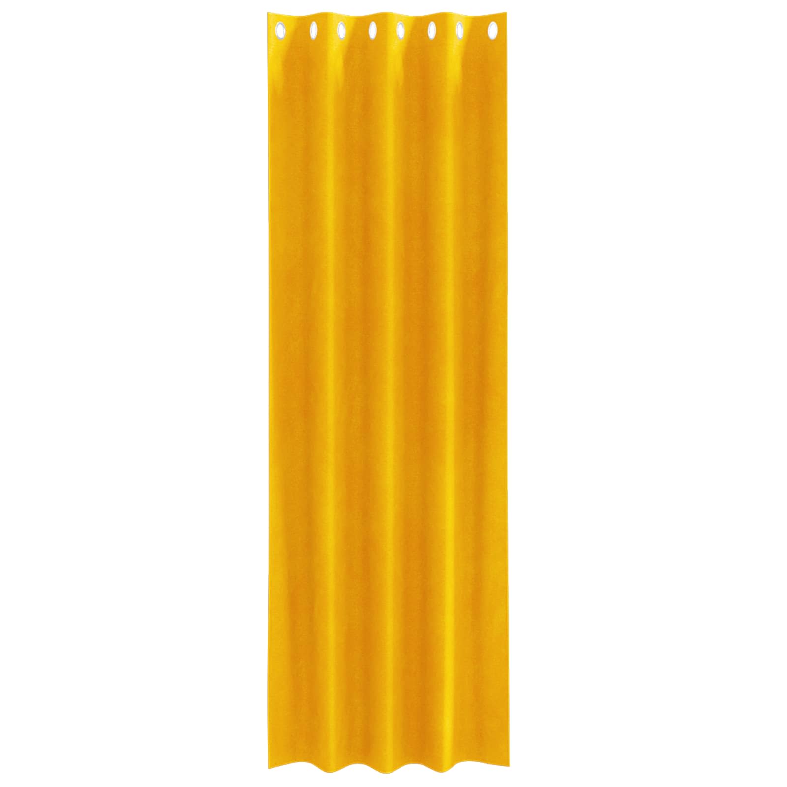 Užtemdymo užuolaidos 2 pcs Garučių geltona 140 x 260 cm Aksomas