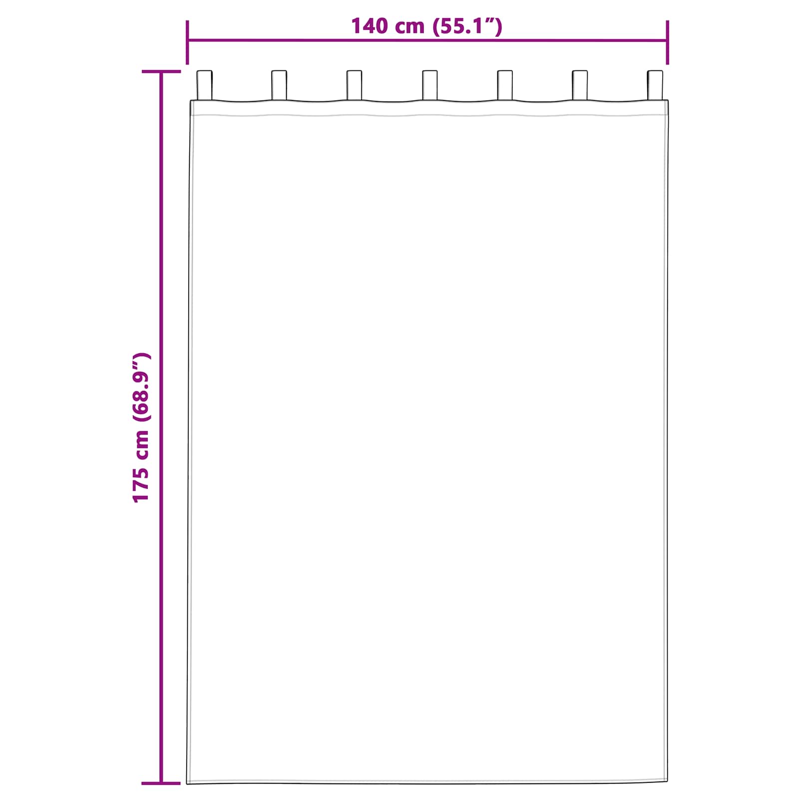 Užtemdymo užuolaidos 2 pcs Garučių geltona 140 x 175 cm Aksomas
