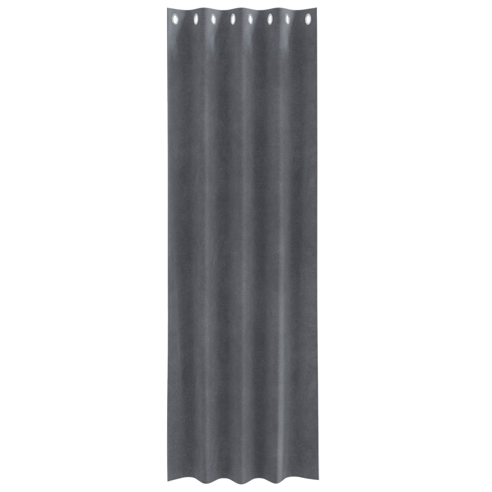Užtemdymo užuolaidos 2 pcs Šviesiai pilka 140 x 260 cm Aksomas