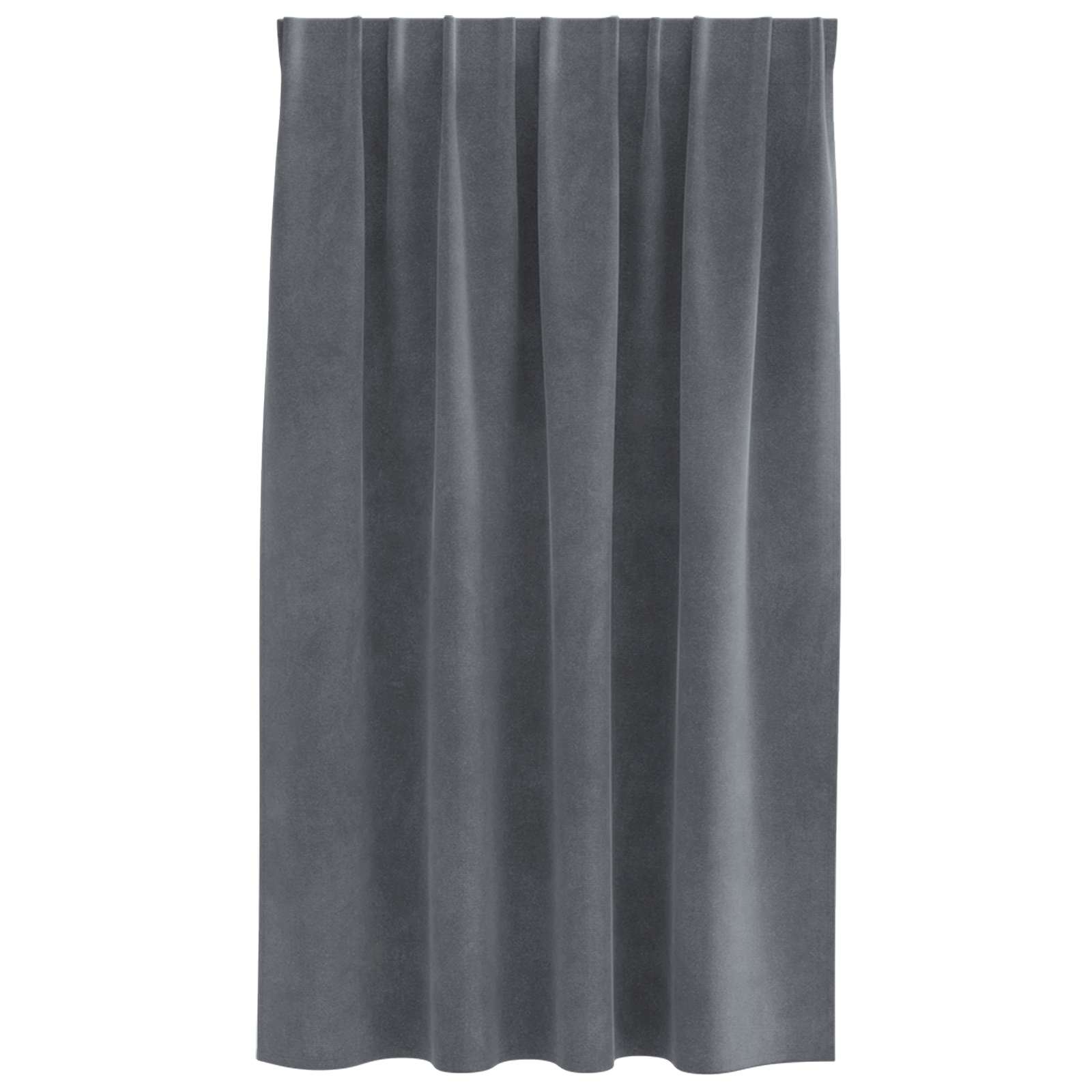 Užtemdymo užuolaidos 2 pcs Šviesiai pilka 140 x 140 cm Aksomas