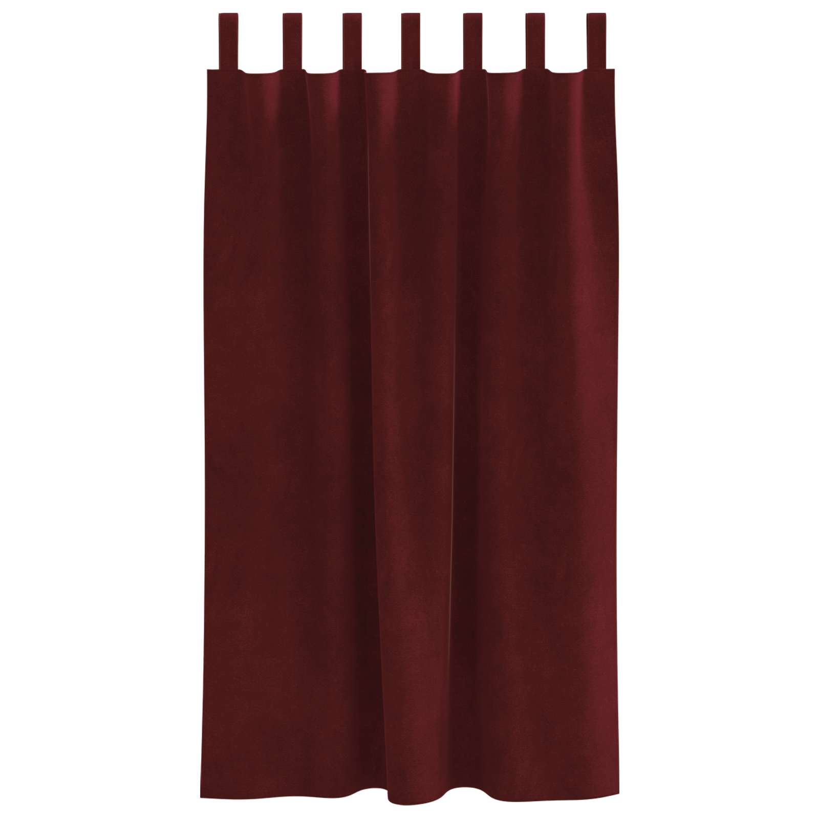 Užtemdymo užuolaidos 2 pcs Vyno raudona 140 x 175 cm Aksomas