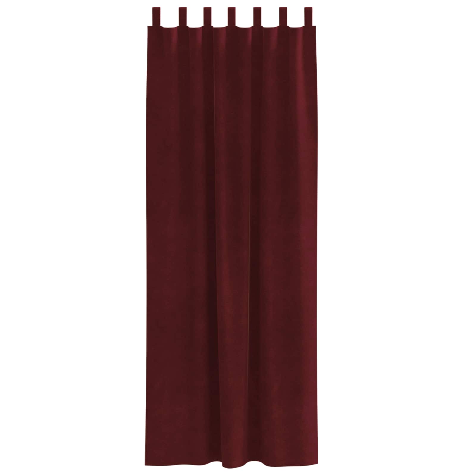 Užtemdymo užuolaidos 2 pcs Vyno raudona 140 x 245 cm Aksomas