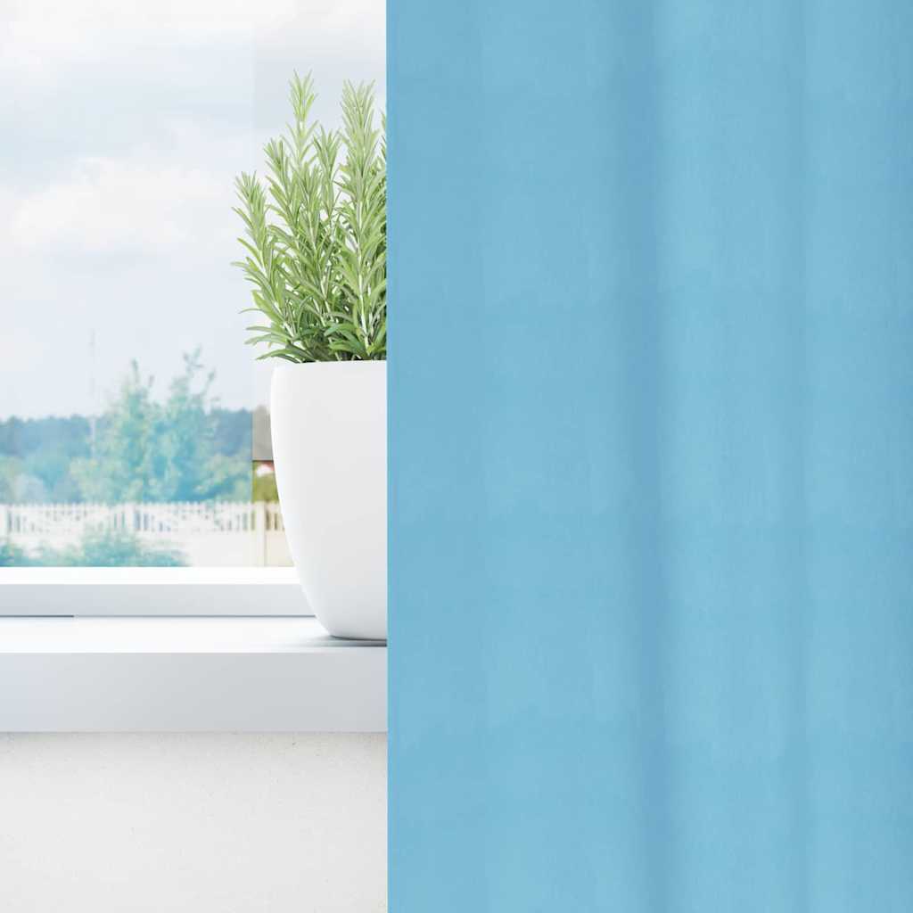 Light Blocking Curtains with Rings 2 pcs