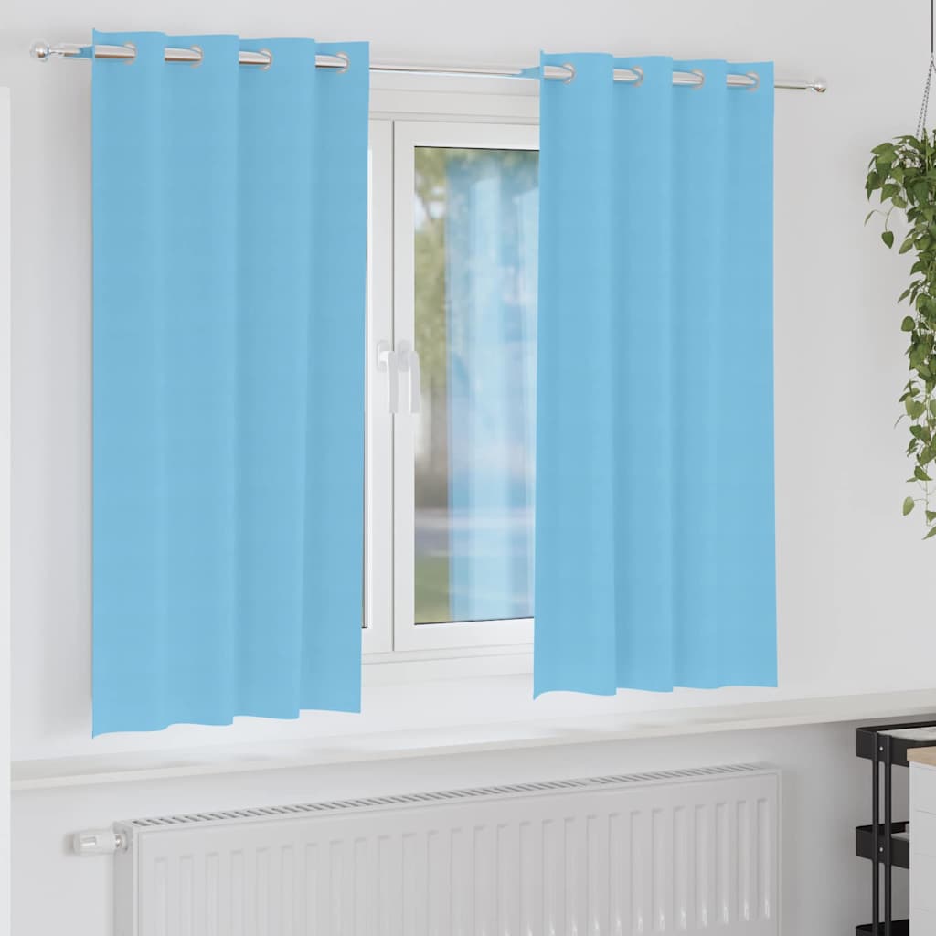Užuolaidos su žiedais, blokuojančios šviesą 2 pcs