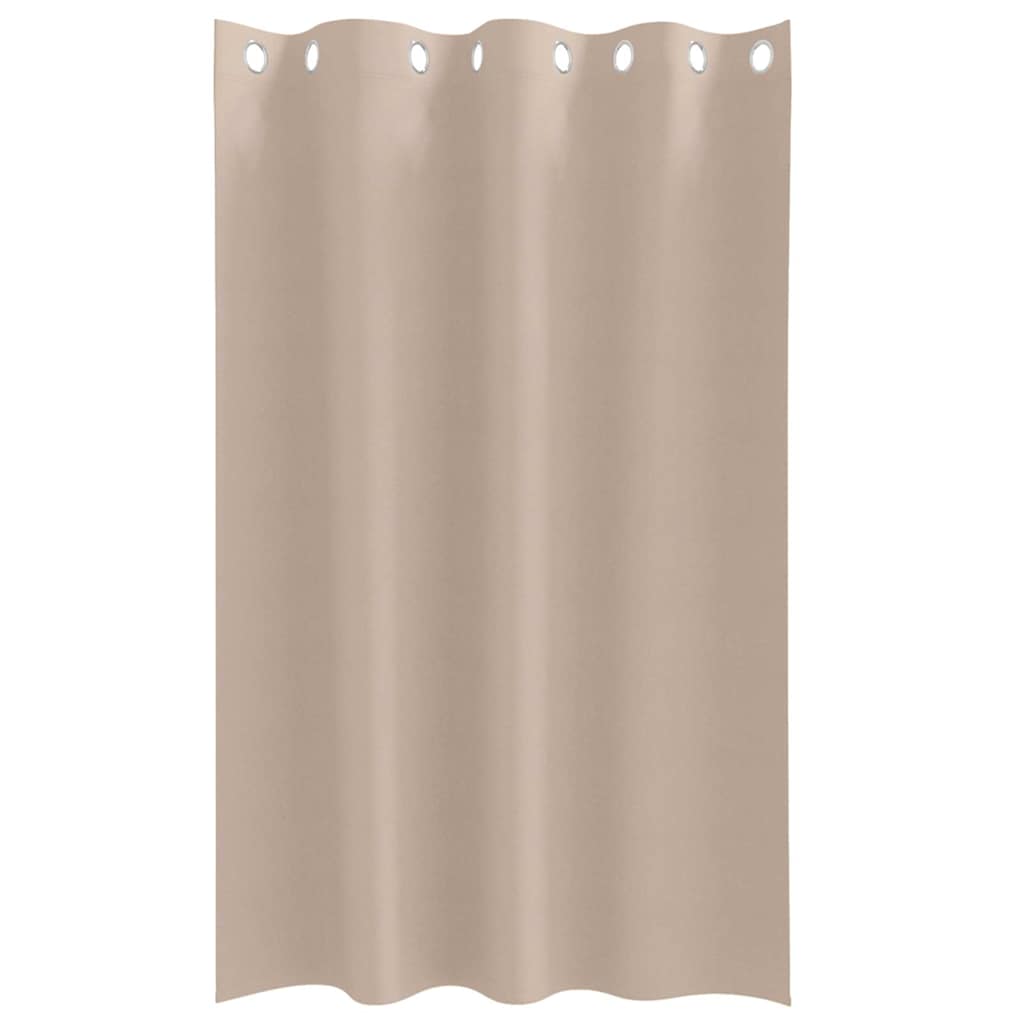Užuolaidos su žiedais, blokuojančios šviesą 2 pcs Taupe