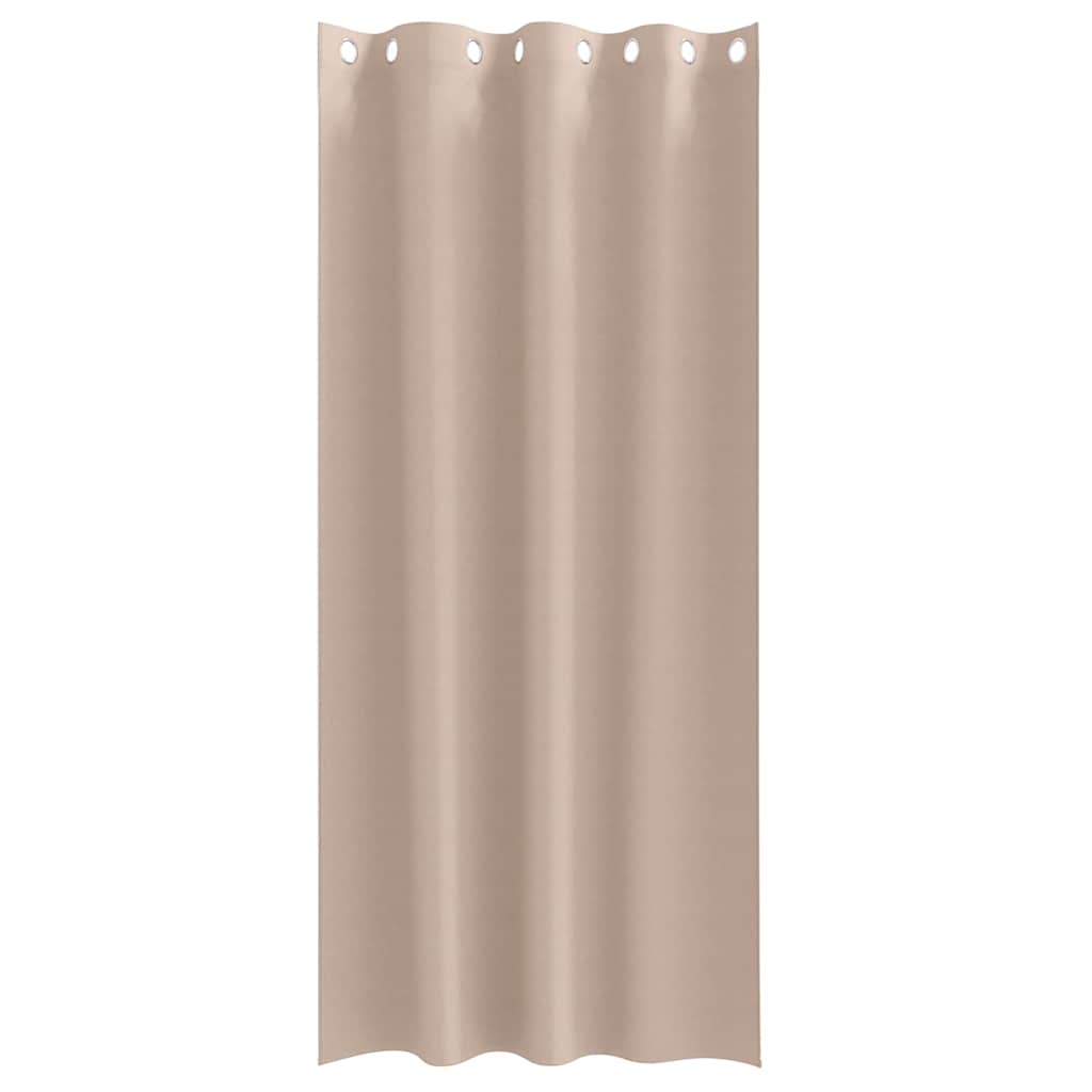 Užuolaidos su žiedais, blokuojančios šviesą 2 pcs Taupe