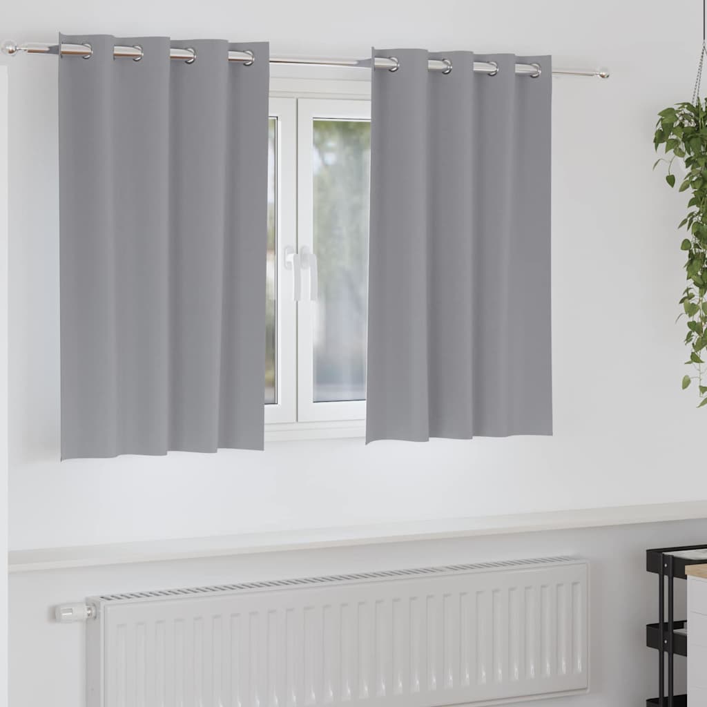 Užuolaidos su žiedais, blokuojančios šviesą 2 pcs