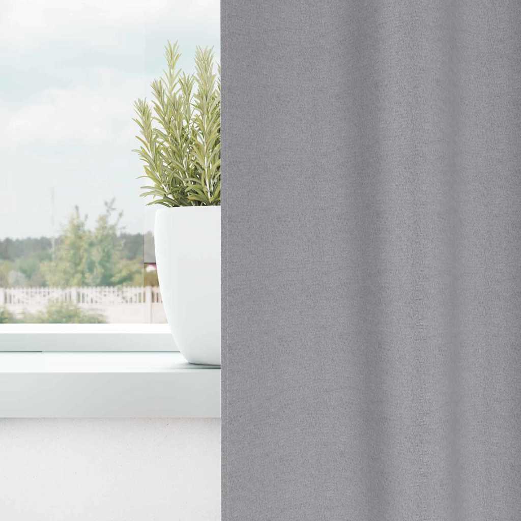 Užuolaidos su žiedais, blokuojančios šviesą 2 pcs
