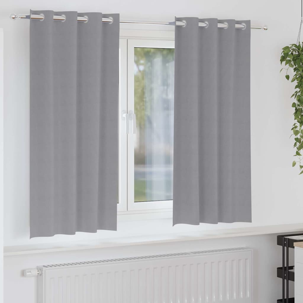 Užuolaidos su žiedais, blokuojančios šviesą 2 pcs