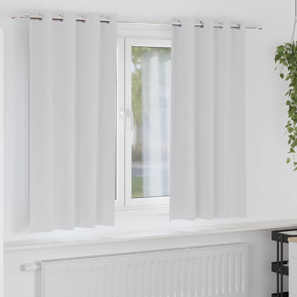 Blackout Curtains with Rings 2 pcs