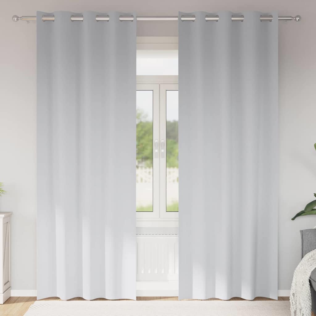 Užuolaidos su žiedais, blokuojančios šviesą 2 pcs