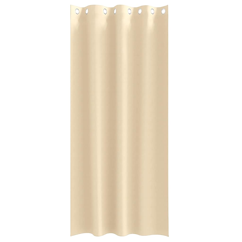 Užuolaidos 2 pcs Kreminė 245 x 140 cm Poliesteris