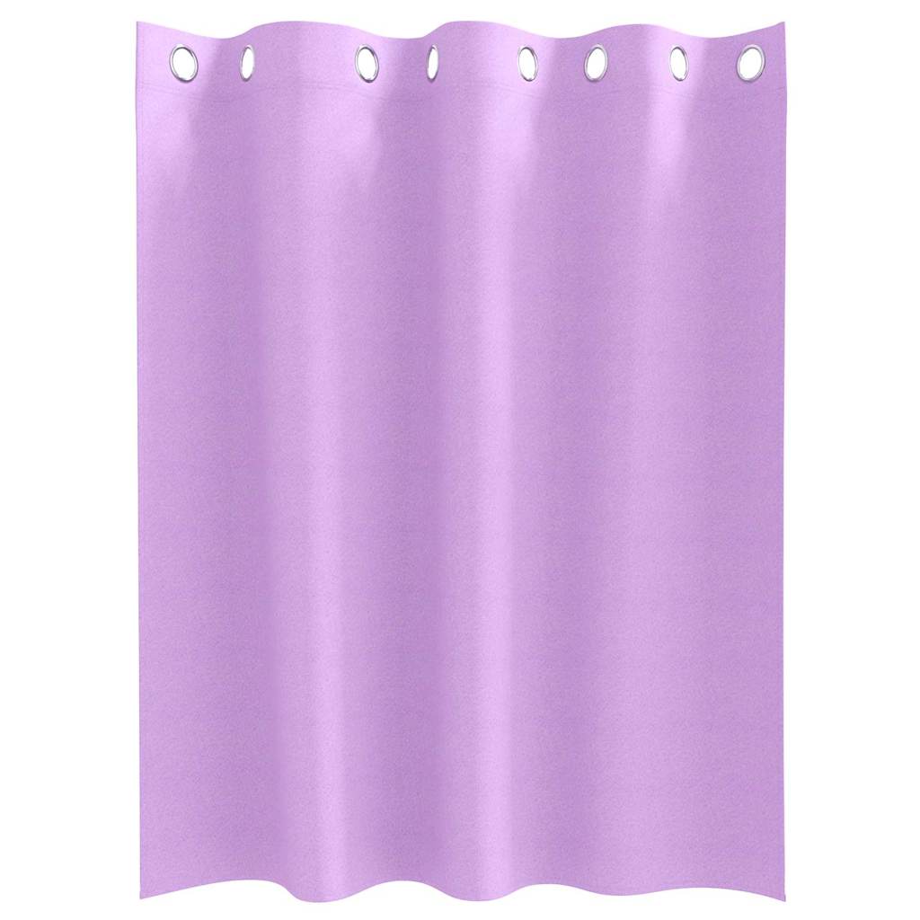 Užuolaidos su žiedais, blokuojančios šviesą 2 pcs Violetinė