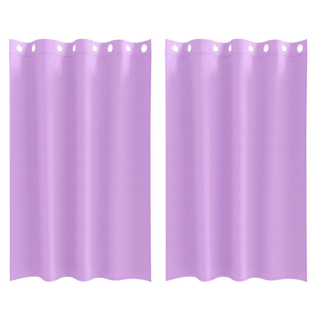 Užuolaidos su žiedais, blokuojančios šviesą 2 pcs Violetinė