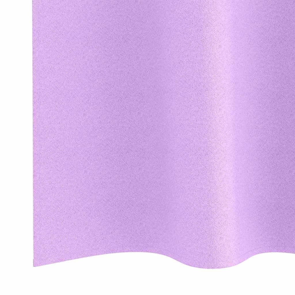 Užuolaidos 2 pcs Violetinė 245 x 140 cm Poliesteris