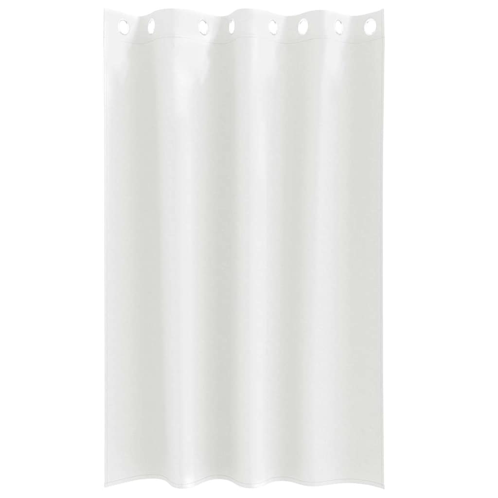 Užuolaidos su žiedais, blokuojančios šviesą 2 pcs Švari balta