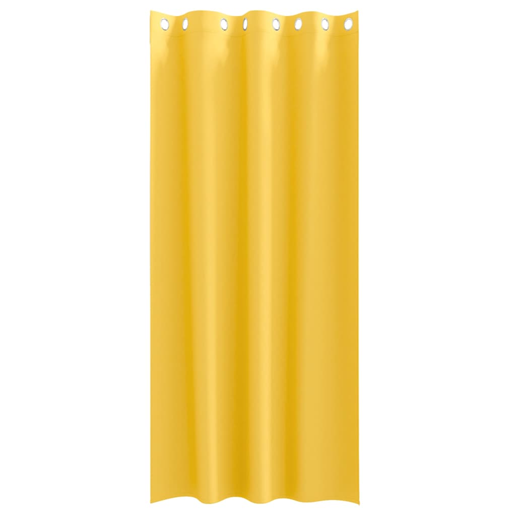 Užuolaidos 2 pcs mustard yellow 260 x 140 cm Poliesteris