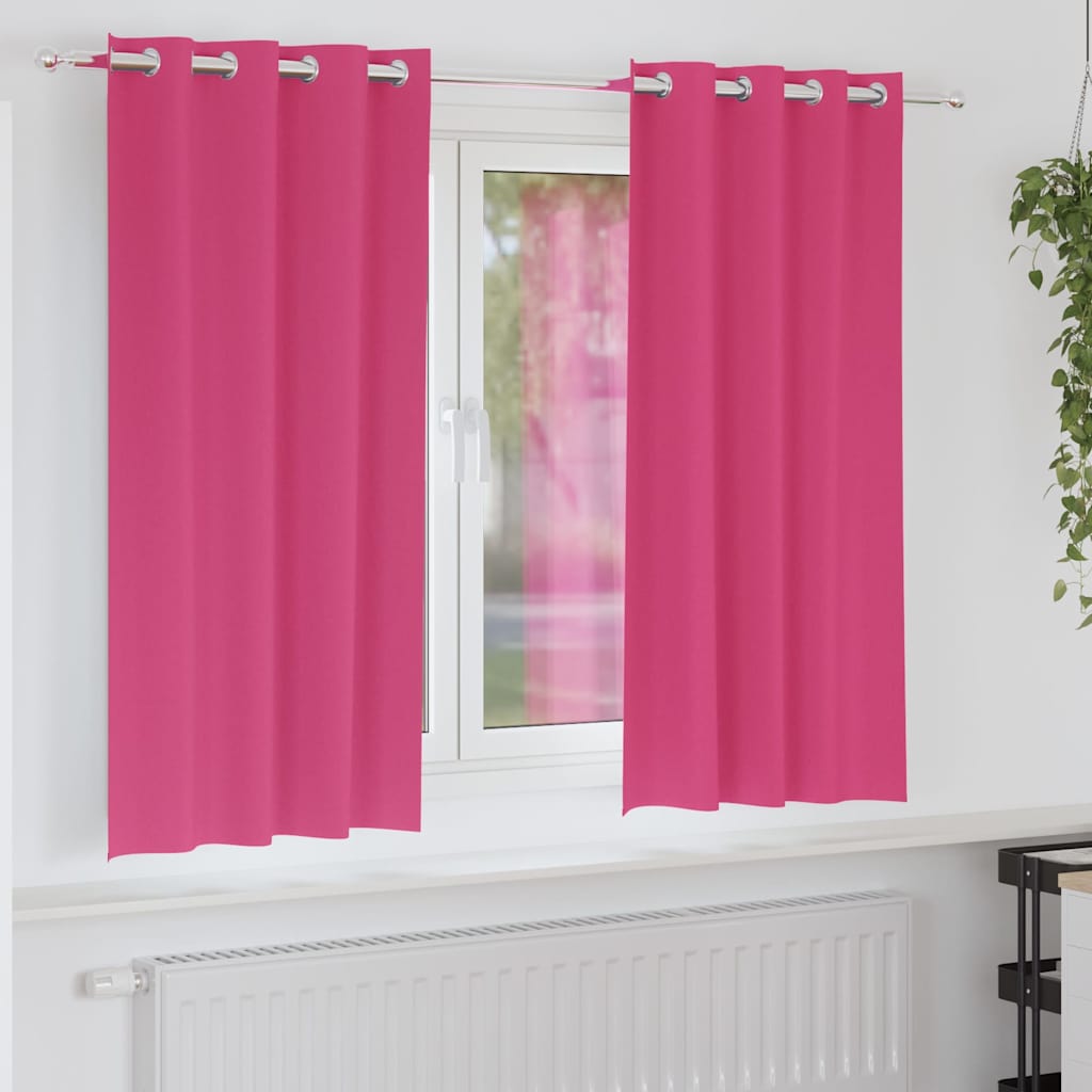 Užuolaidos su žiedais, blokuojančios šviesą 2 pcs