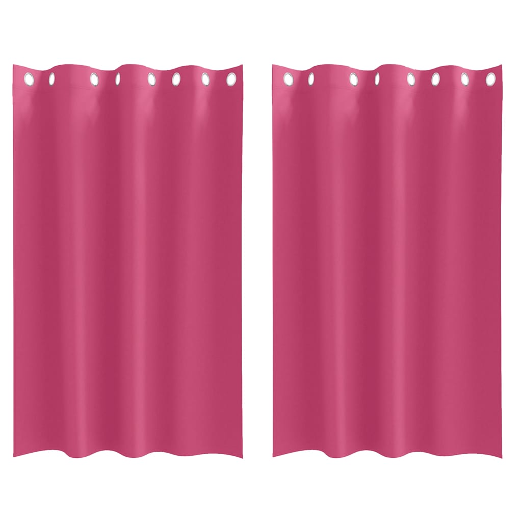 Užuolaidos su žiedais, blokuojančios šviesą 2 pcs