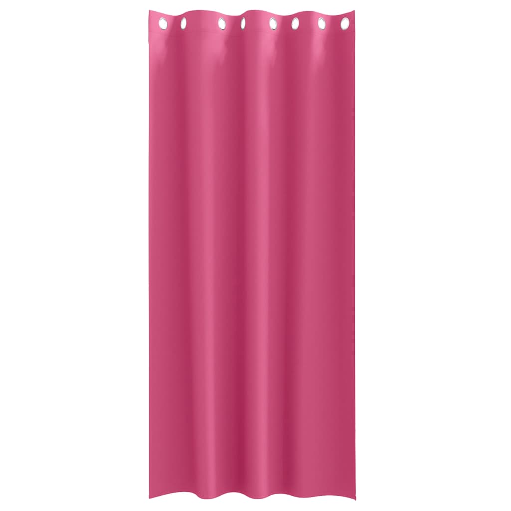 Užuolaidos 2 pcs Ryškiai rožinė 245 x 140 cm Poliesteris