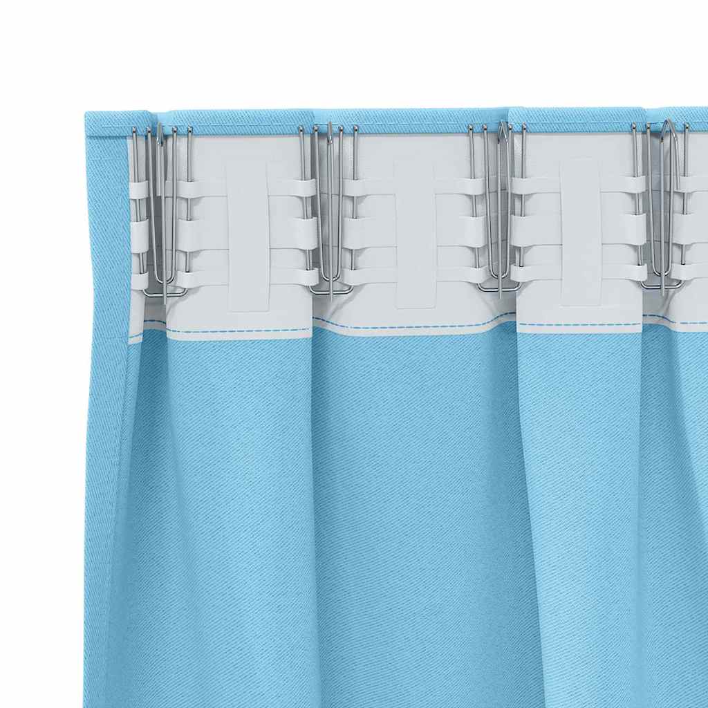 Užuolaidos su žiedais, blokuojančios šviesą 2 pcs