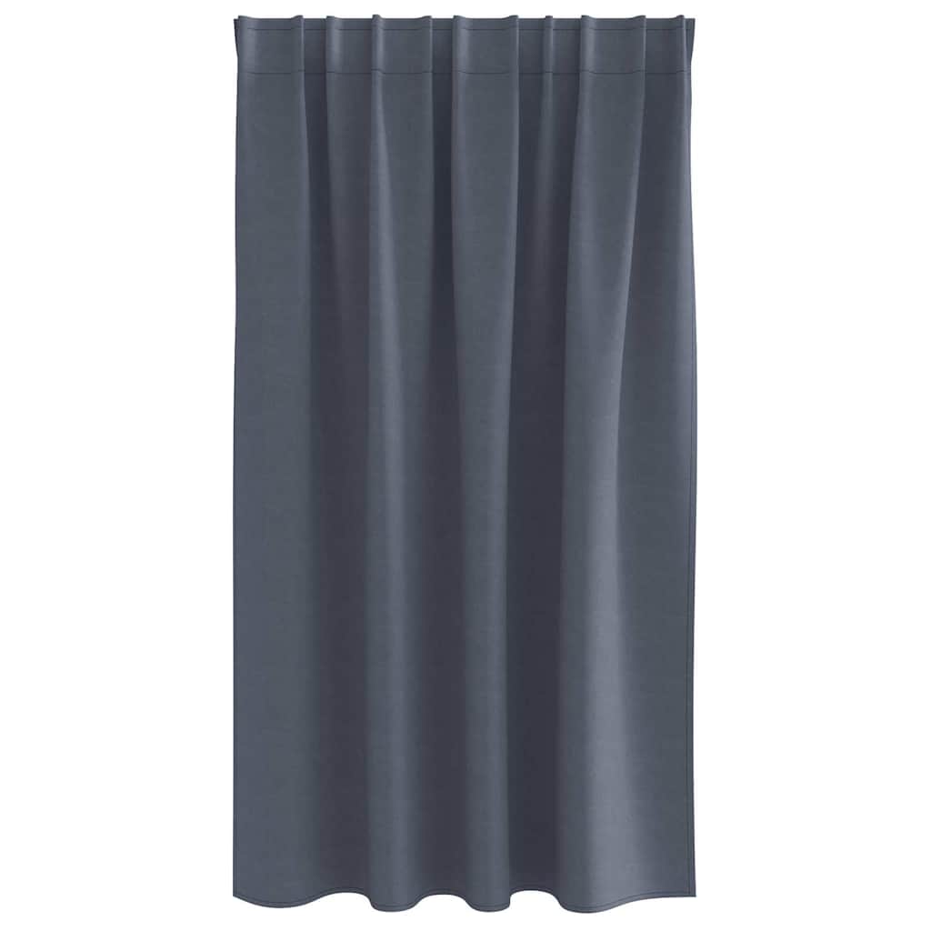 Užuolaidos su žiedais, blokuojančios šviesą 2 pcs Antracitas