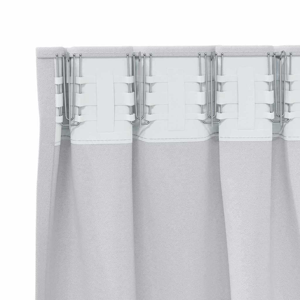Užuolaidos su žiedais, blokuojančios šviesą 2 pcs
